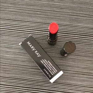 Mary Kay  Rock Star Red Lipstick in Sleek Black Tube